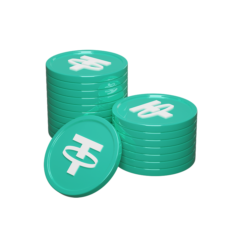 Stacked Poremi coins